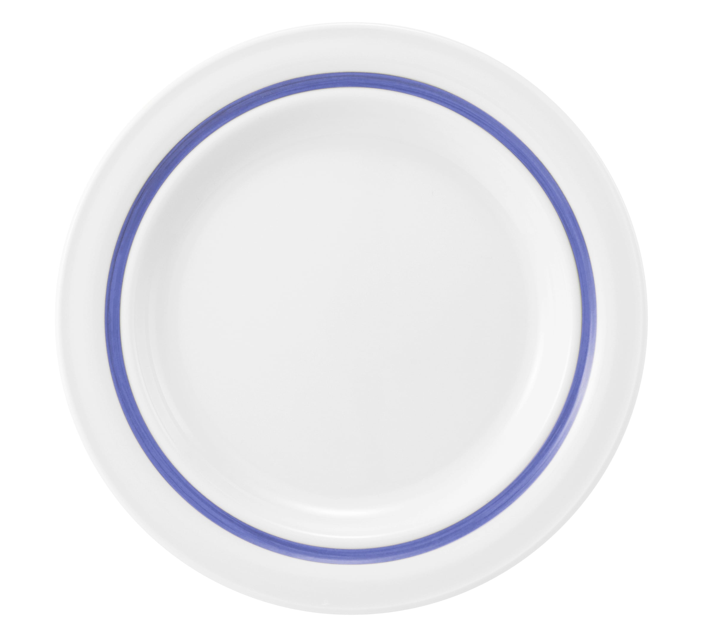 Systemteller rund flach 25,5cm COMMUNITY pinselband blau