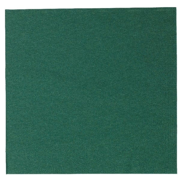 150 Stück Serviette 33x33cm 3-lagig 1/4-Falz SOFT LUNCH dunkelgrün
