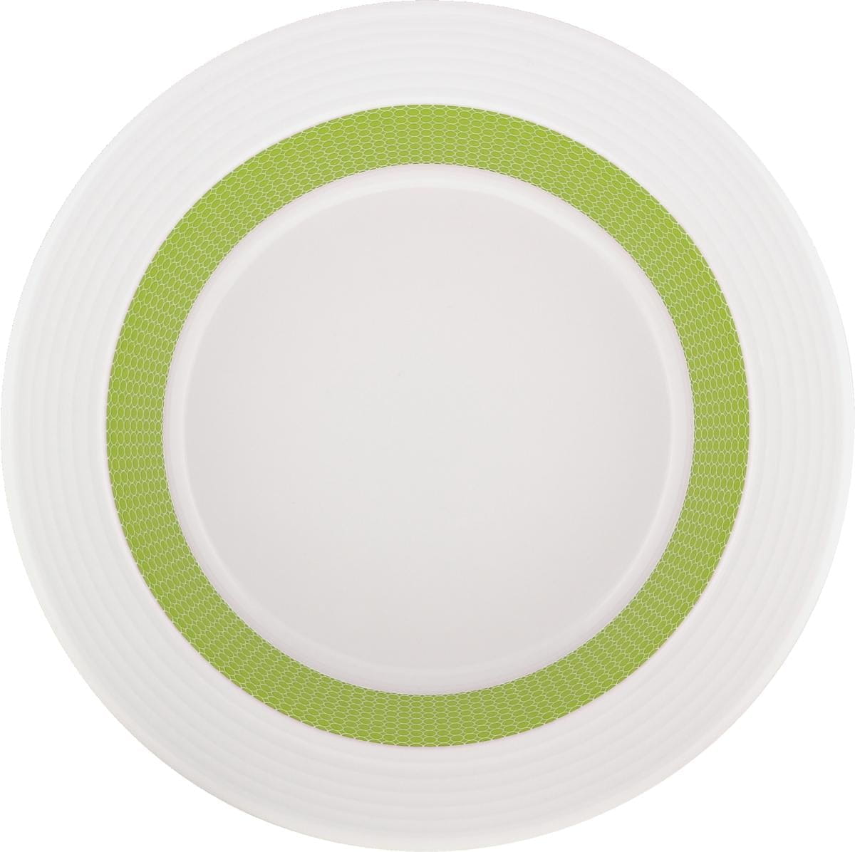 Spezialteller Fahne Relief 23cm INVITA DIALOG PUNKTE apfelgrün