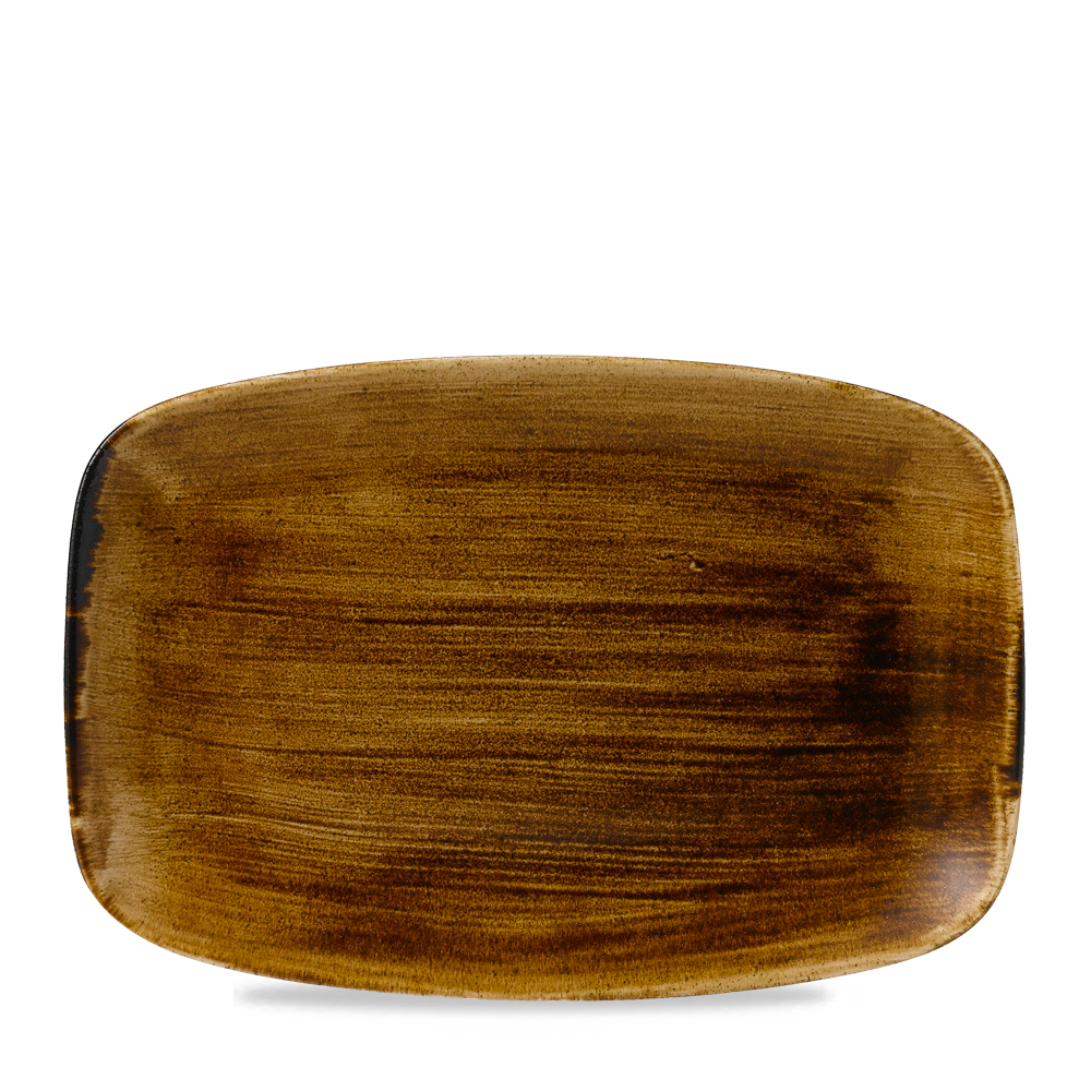 Platte Chef's rechteckig 30x19,9cm STONECAST PATINA vintage copper