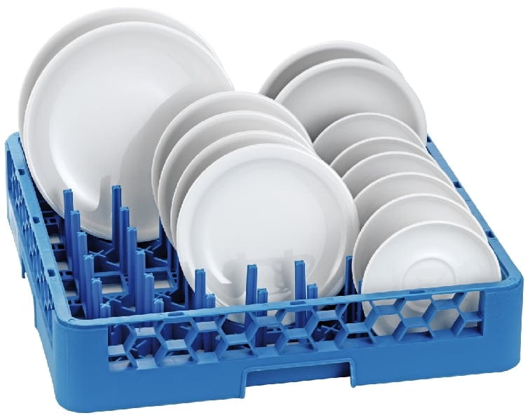 Tellerspülkorb 50x50,10,1cm OPTICLEAN blau