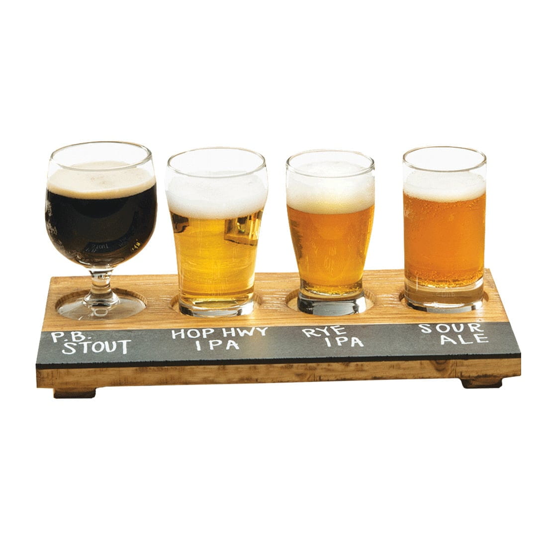 Tastingtablett für 4 Gläser