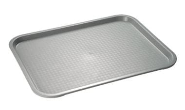 Tablett 35x27cm FAST FOOD grau