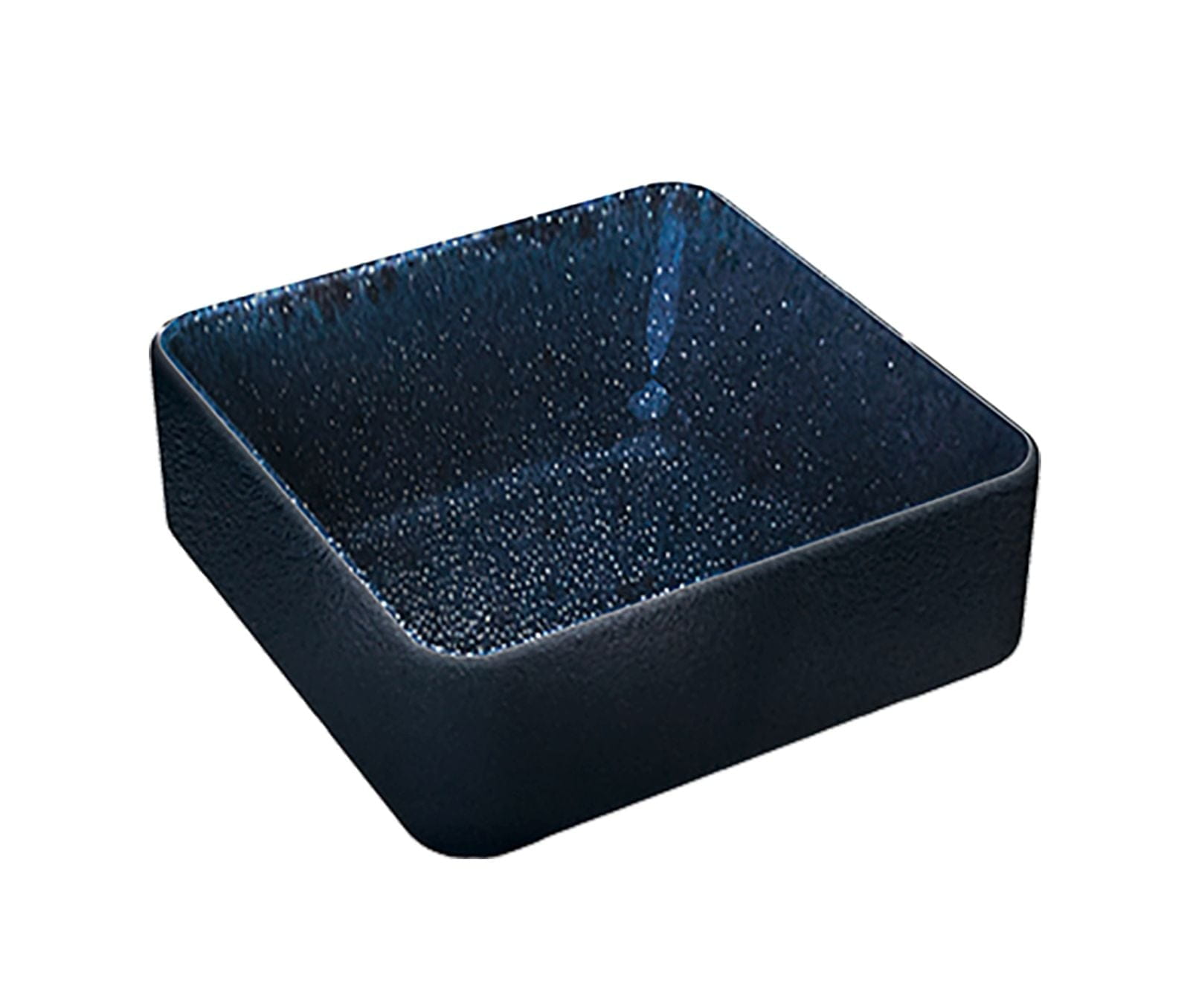 Schale tief eckig 9x9 cm NARA schwarz