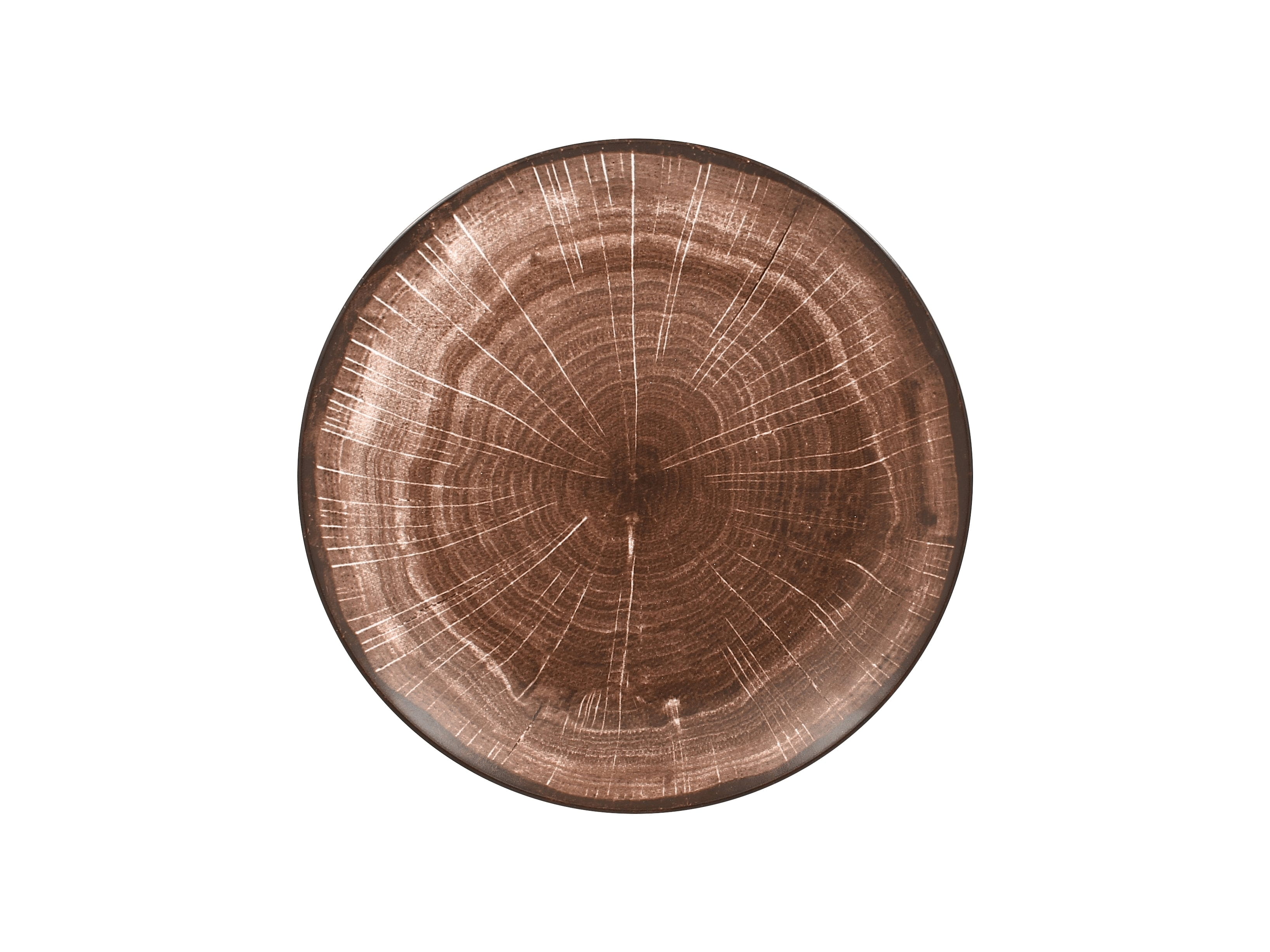 Teller coup 29cm FUSION WOODART oak-brown
