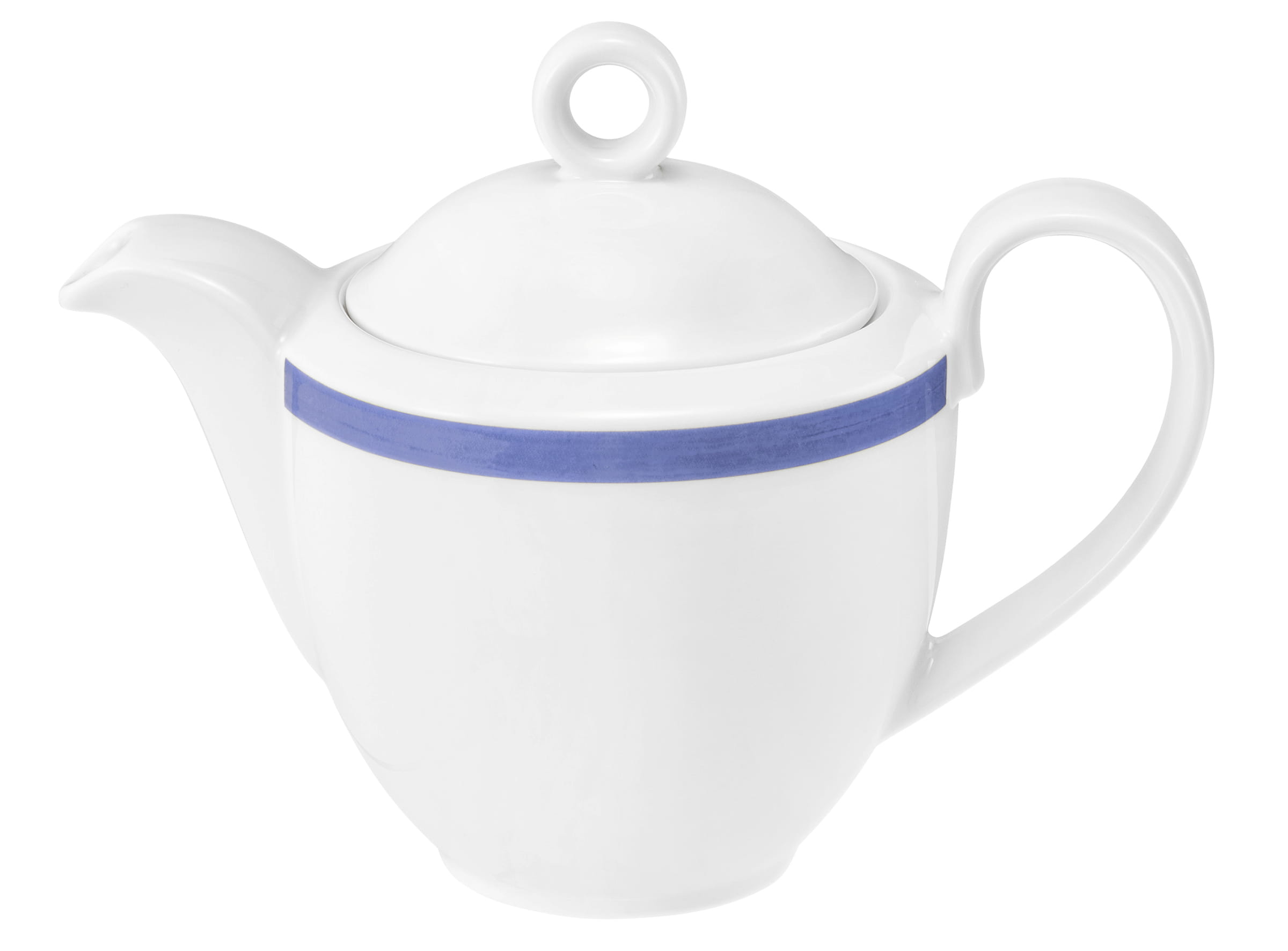 Kaffeekanne rund 1 0,38l COMMUNITY pinselband blau