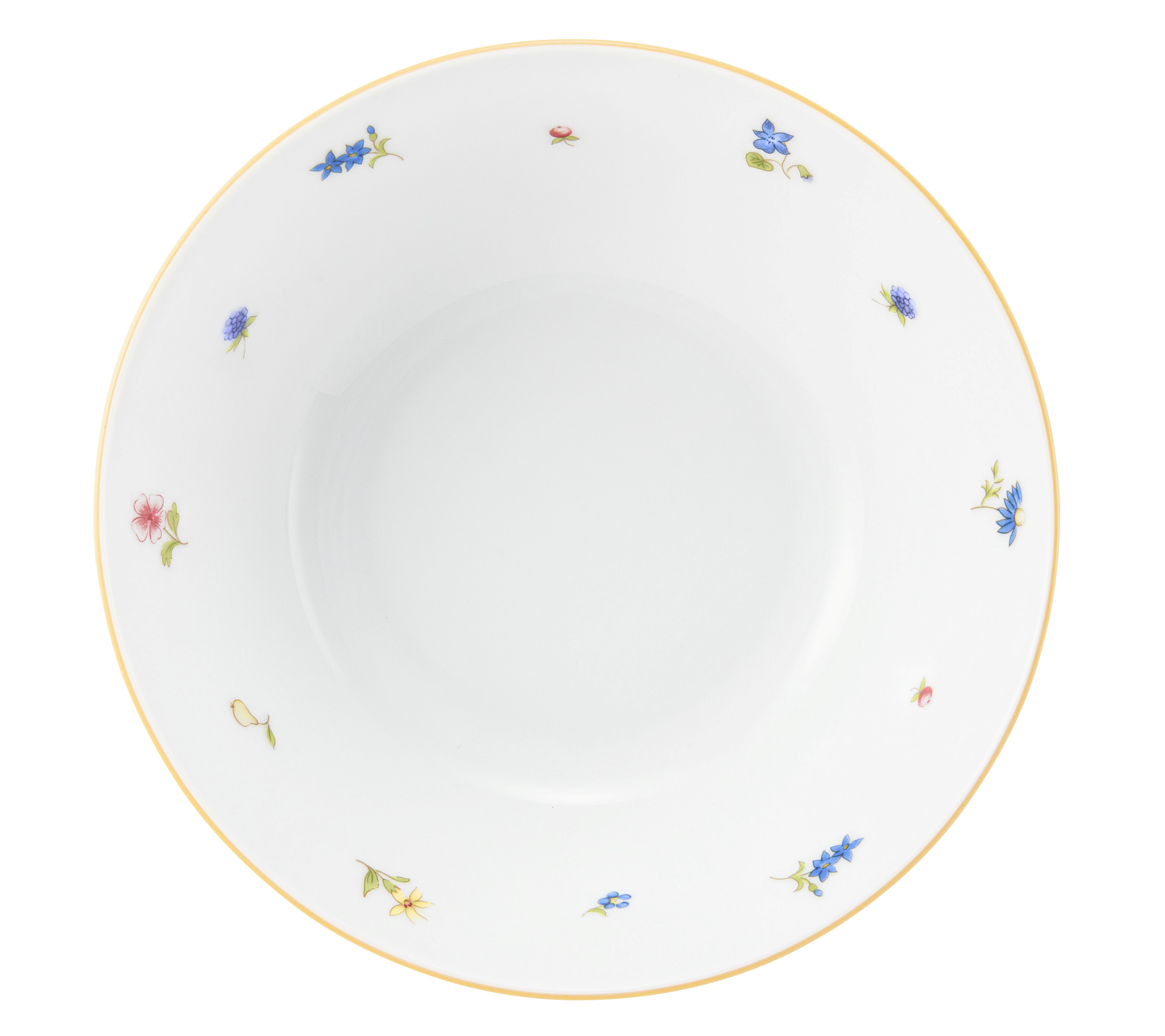 Schale rund rund 18cm COMMUNITY streublume gelbe linie