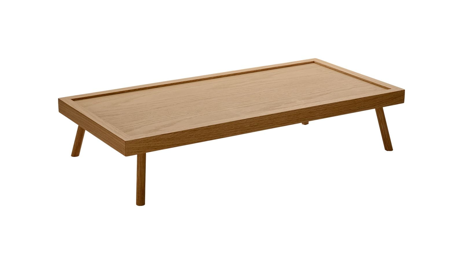 Präsenter 50x24cm auf Füßen H 8cm ANANTI eiche