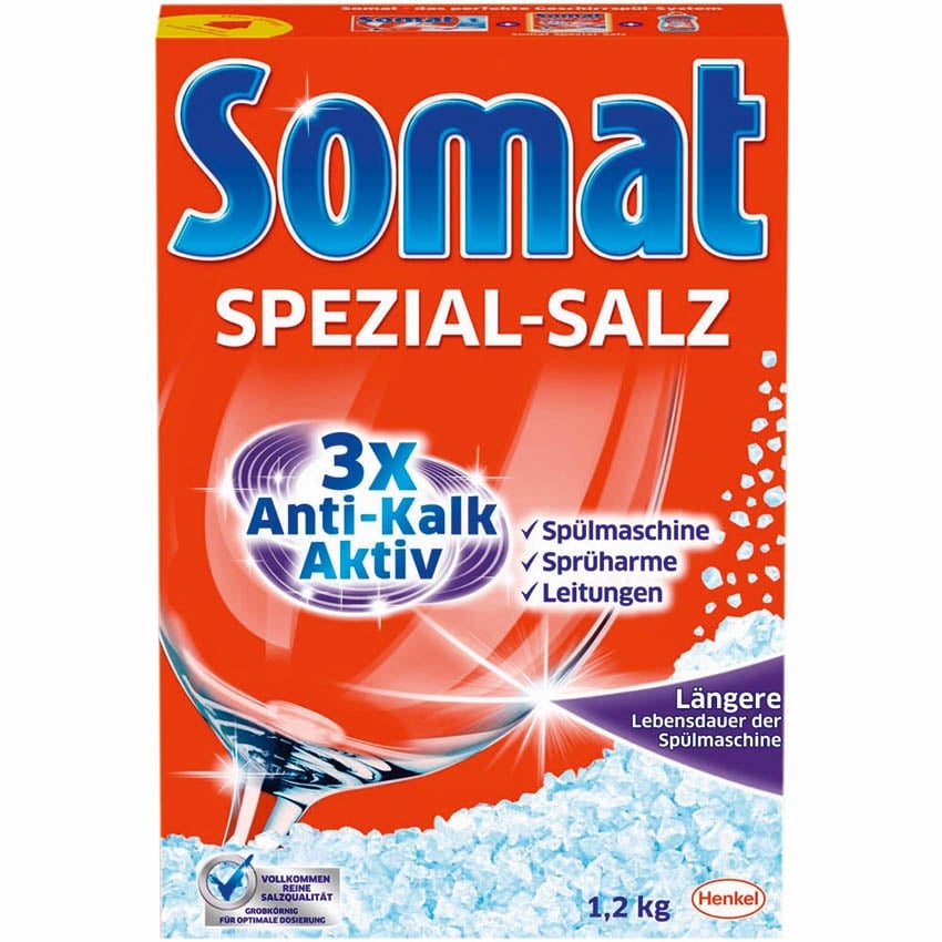 Spezial-Salz für Spülmaschinen 1,2Kg grob SOMAT