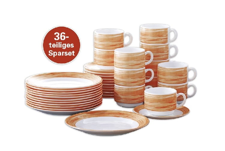 36-teilig SPARSET BRUSH orange