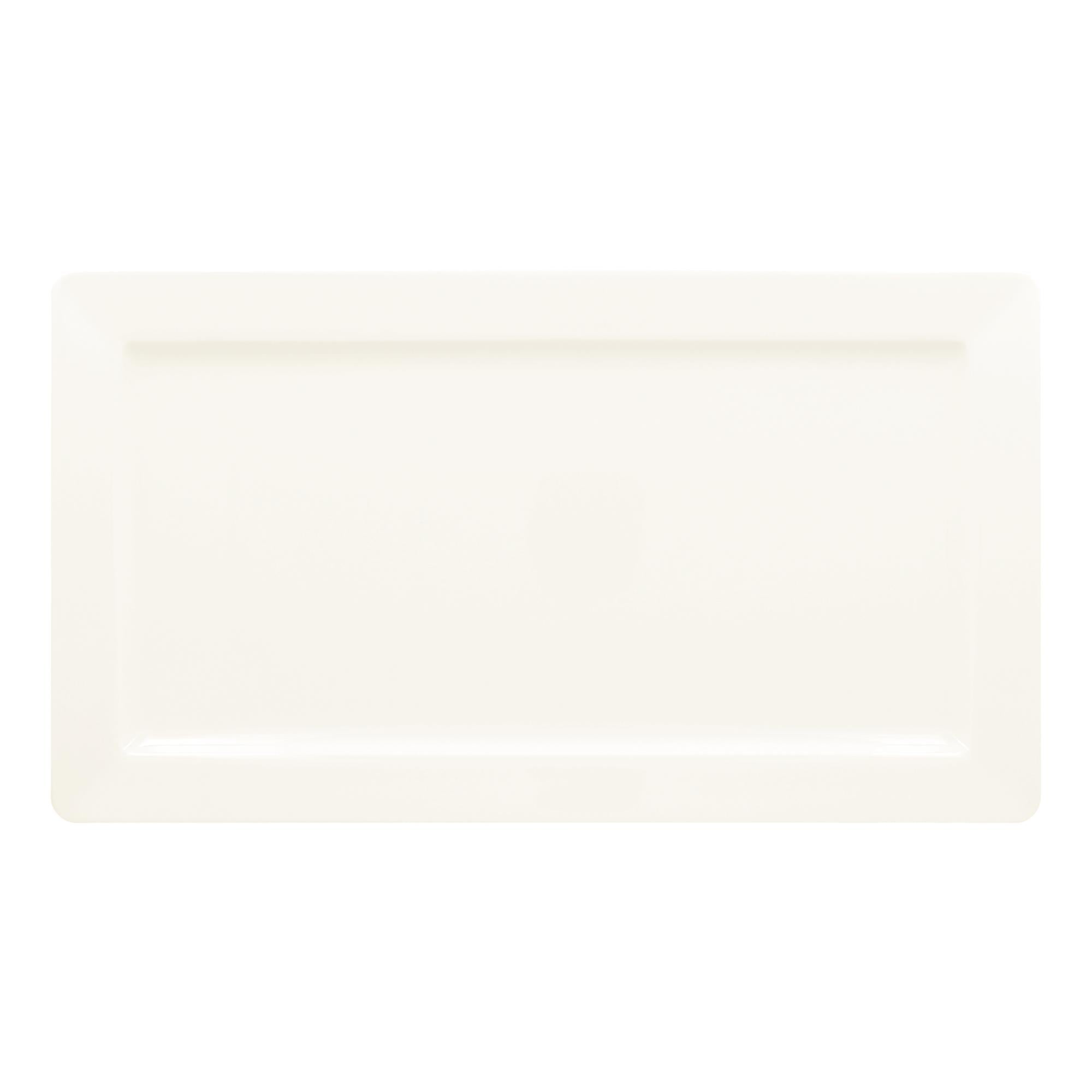 Teller eckig 38x21xcm CORE white