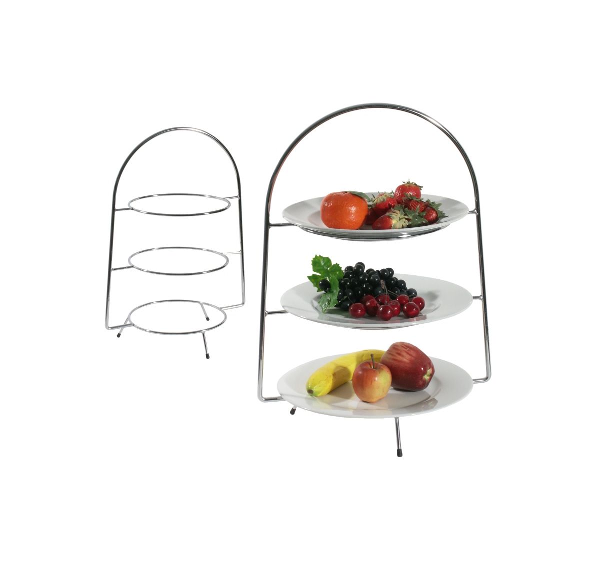 Telleretagere H.30,5cm D.22,5cm, Teller D.17cm / 18cm / 20cm