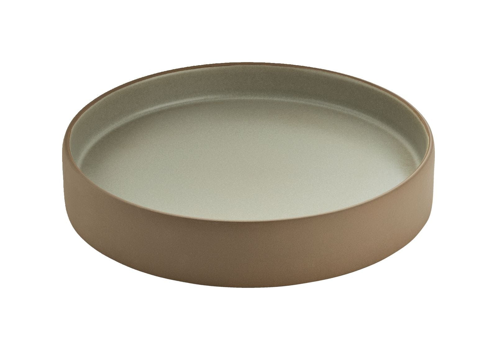 Teller flach/tief 24cm 2in1 beige/grau