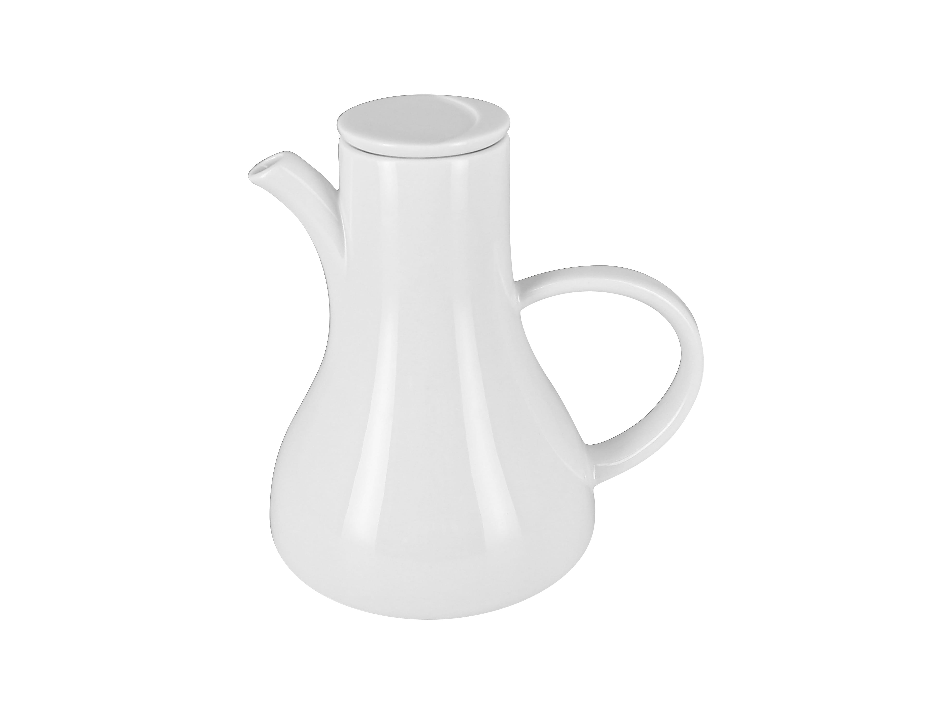 Kaffeekanne mit Deckel Ø11,2cm H14,4cm 0,42L MOON white