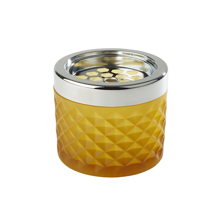 Windaschenbecher Gelb D:9,5cm H:8cm