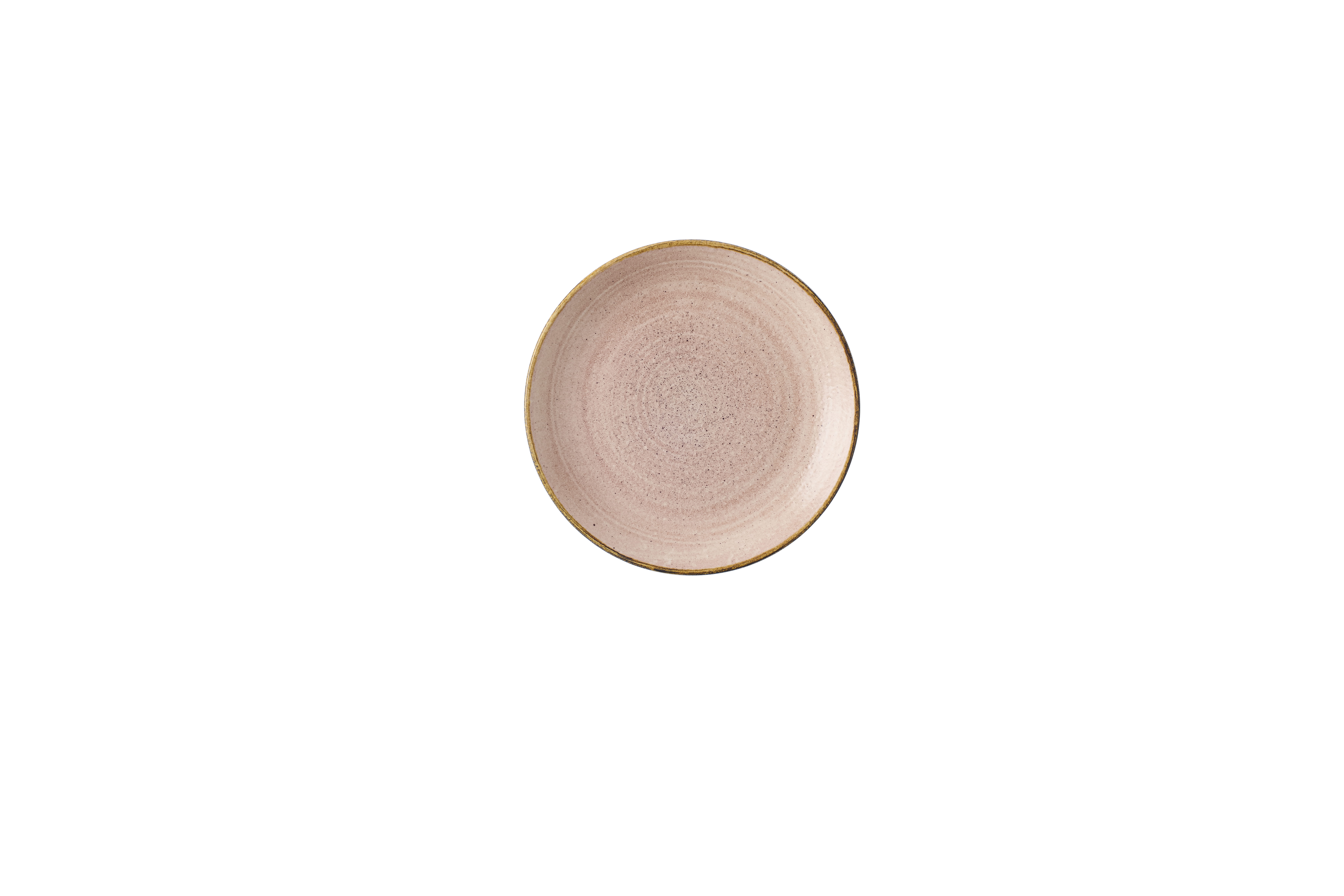 Teller flach coup 16,5cm STONECAST RAW terracotta