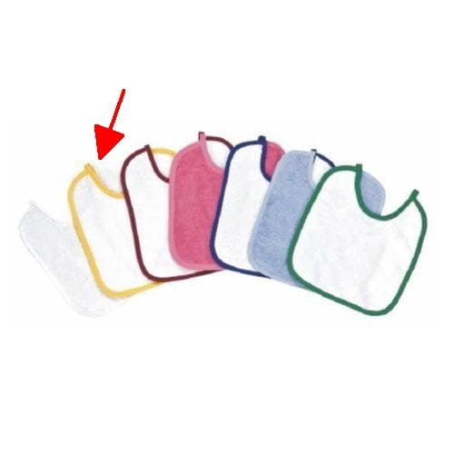 Babylätzchen Walk-Frottier weiß