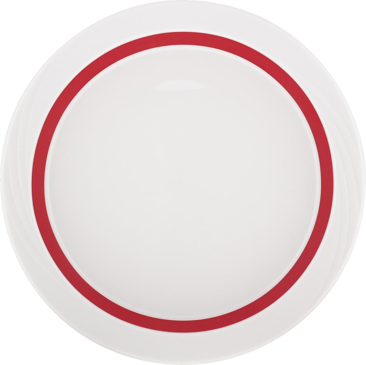 Teller halbtief rund Relief 26cm DONNA SENIOR ROT