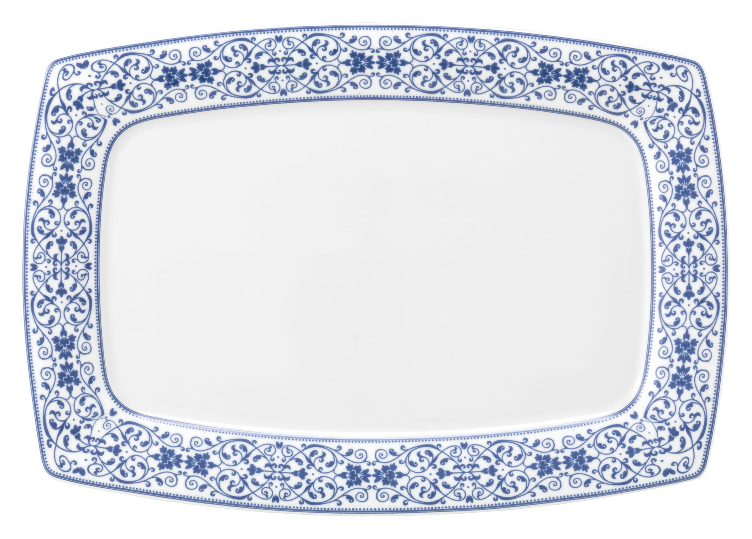 Teller rechteckig rechteckig 35x24,5cm SAVOY grand blue