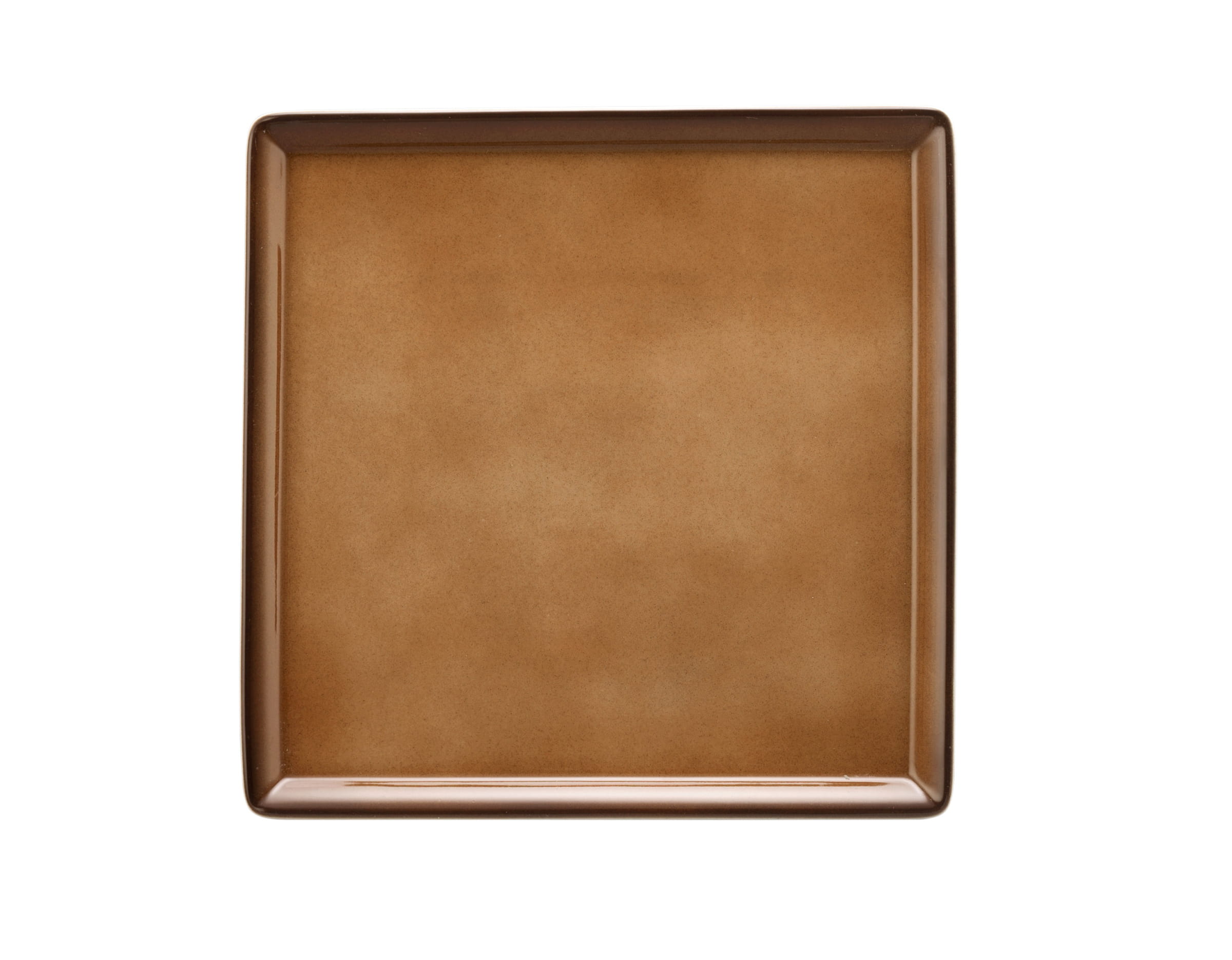 Platte eckig 5170 23x23cm BUFFET-GOURMET caramel