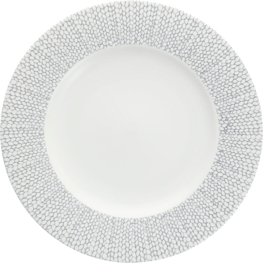 Teller flach Fahne 27cm AMANDA grau