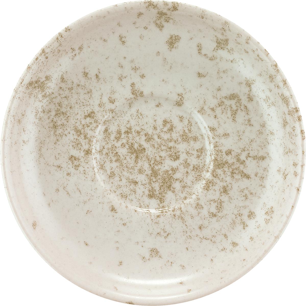 Kombi-Untertasse rund 16cm SANDSTONE BEIGE