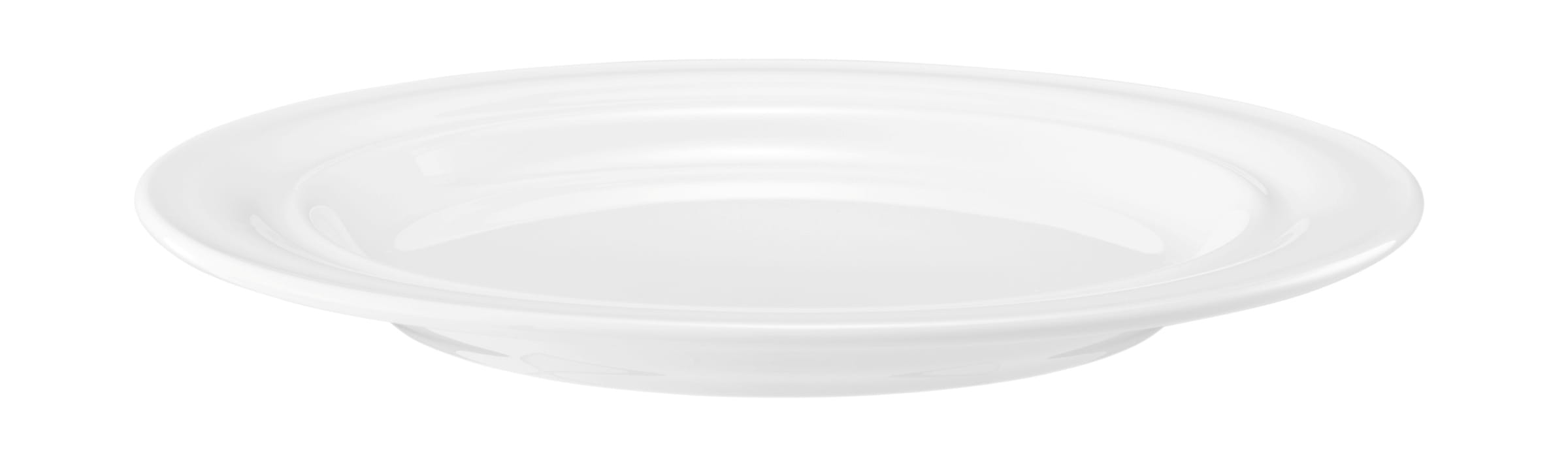 Teller rund flach 23cm Fahne COMMUNITY weiß