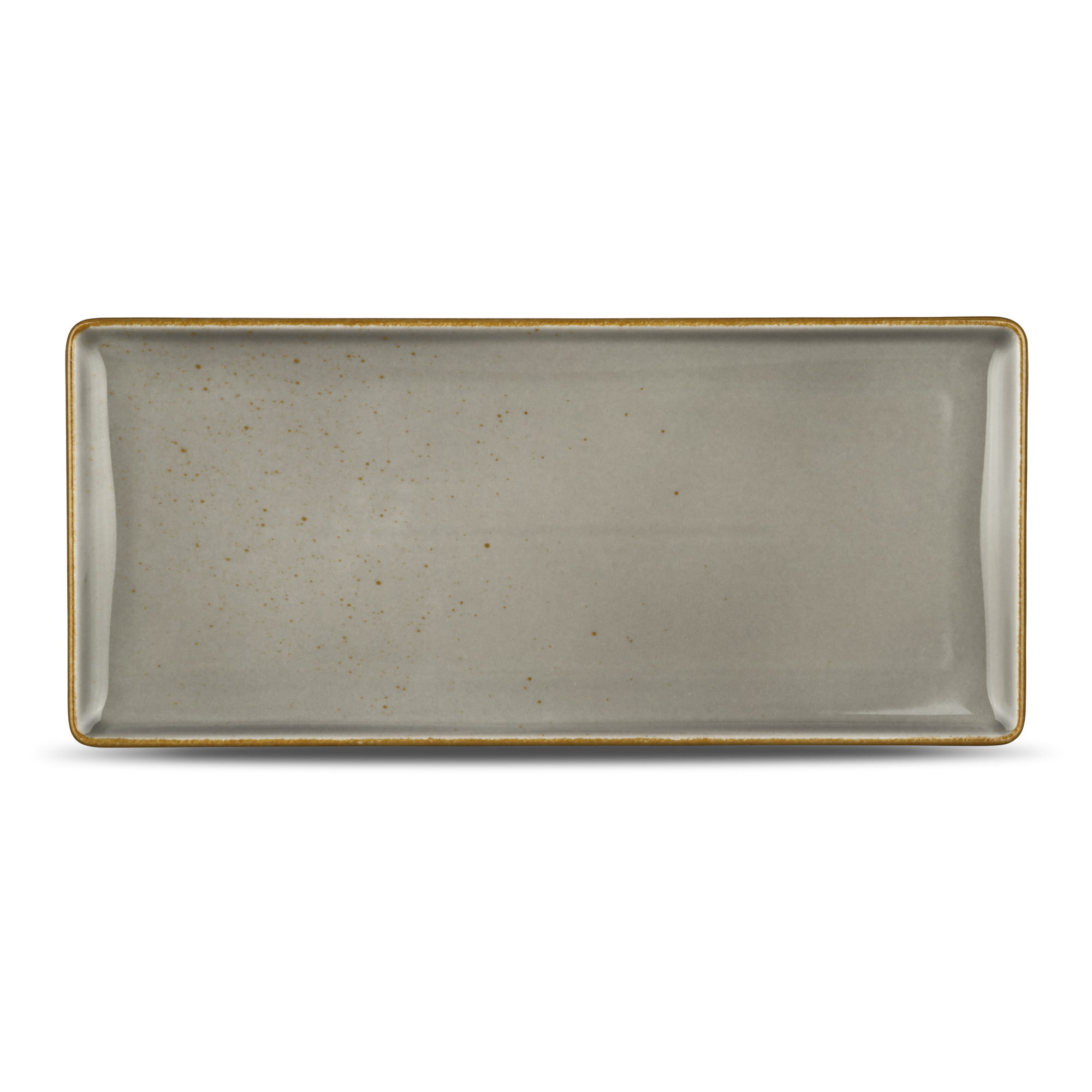 Platte eckig 29x13cm SMART spotted grey