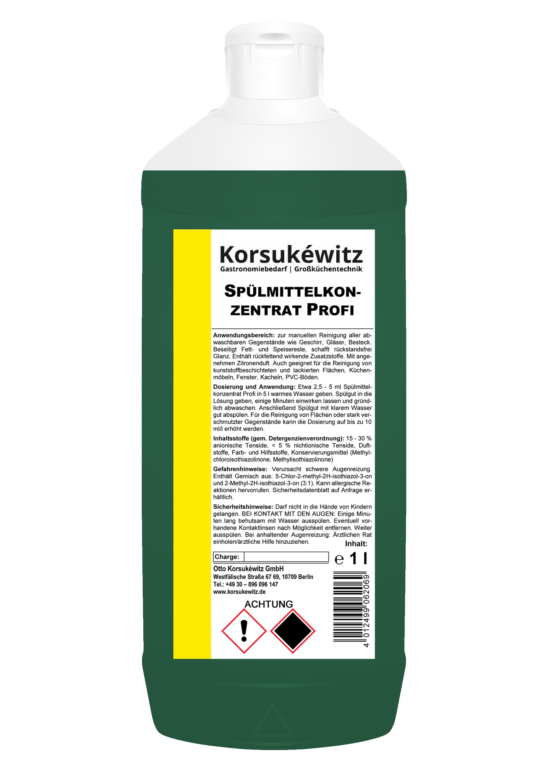 Spülmittelkonzentrat PROFI 1l Flasche