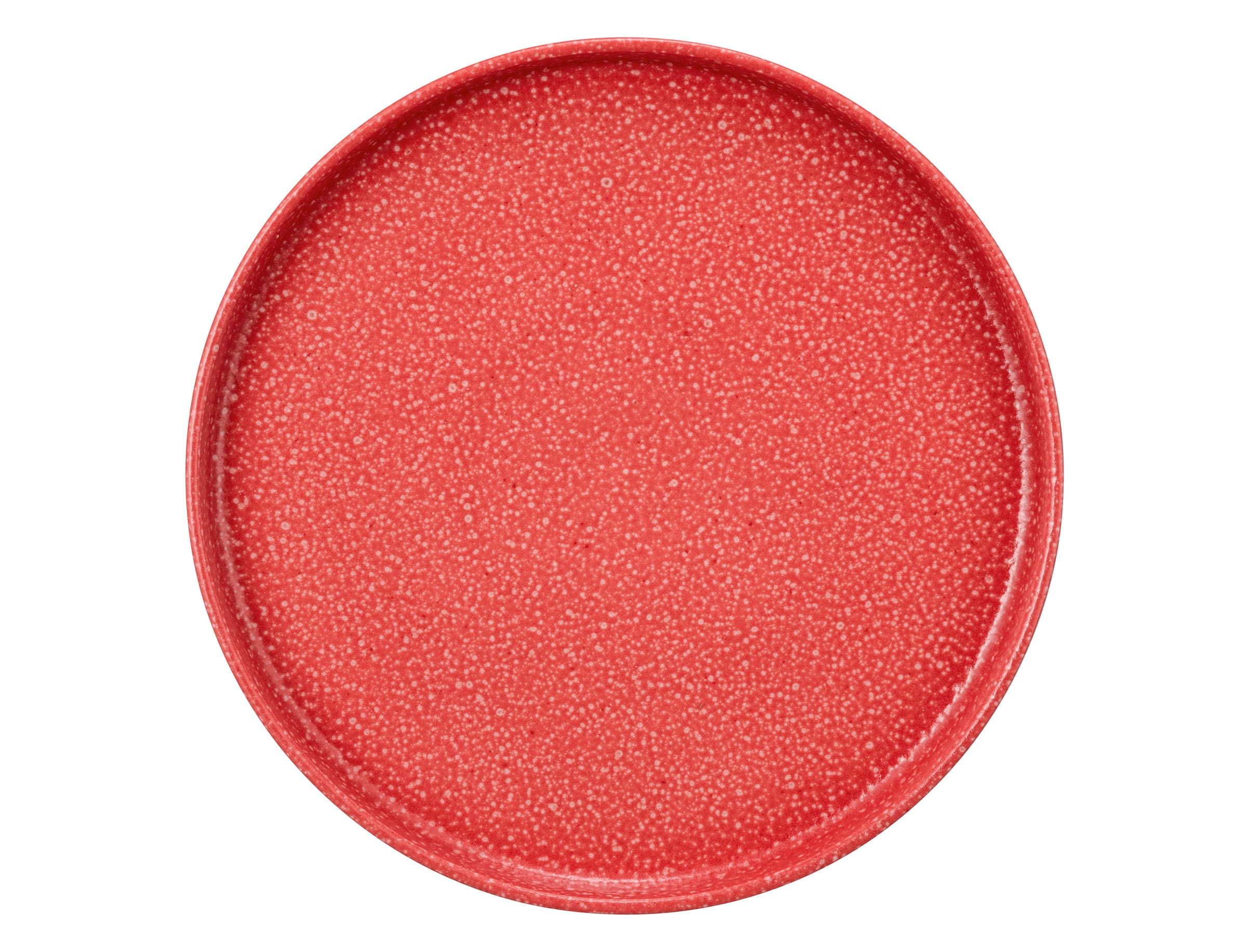 Teller flach 21cm GOOD MOOD intense red