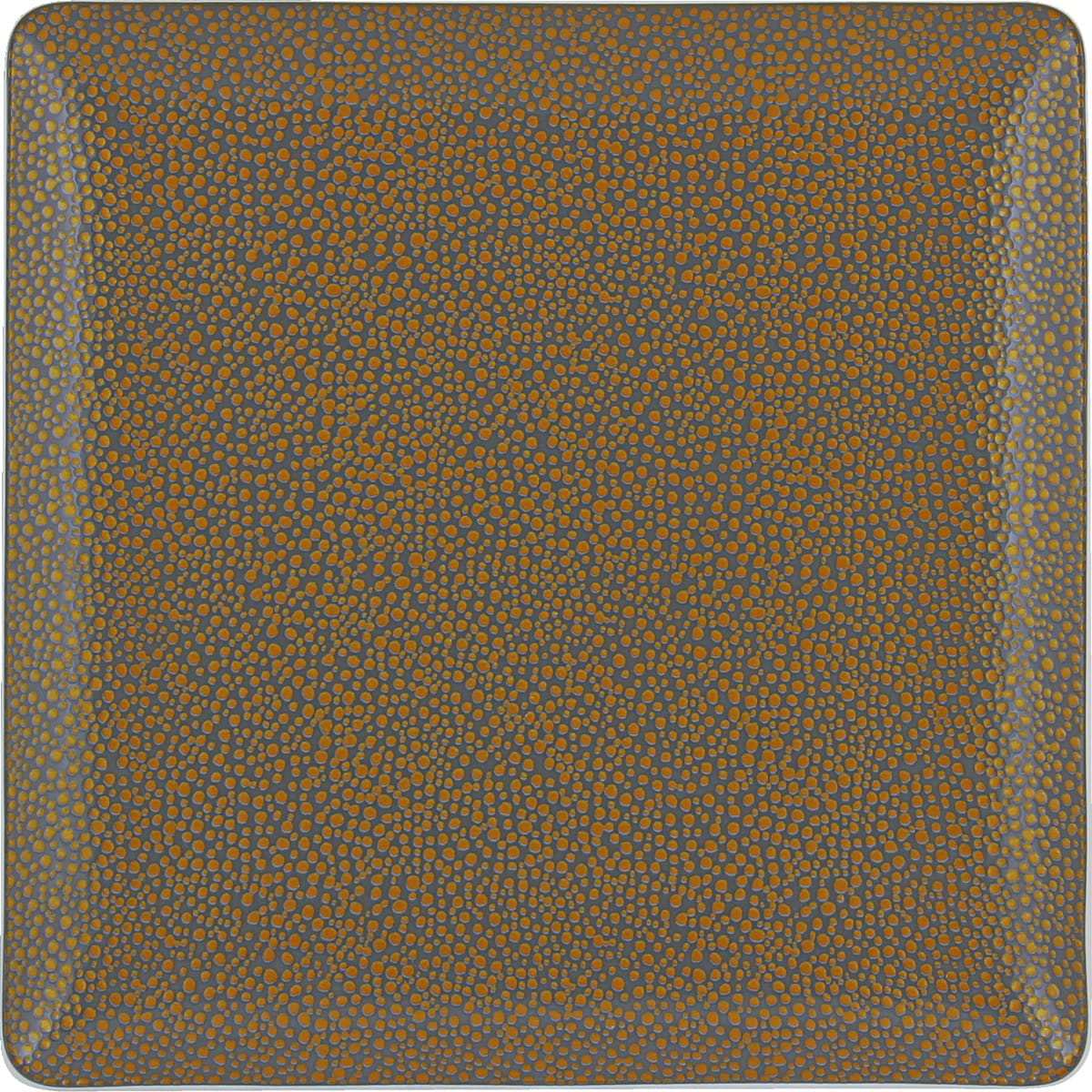 Teller flach quadratisch coup 27x27cm PURITY PEARL METALLIC gold