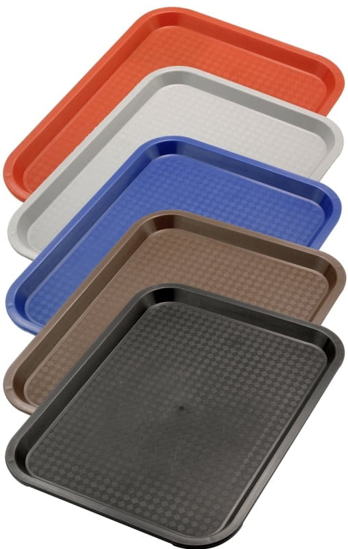 Tablett 35x27cm FAST FOOD rot stapelbar