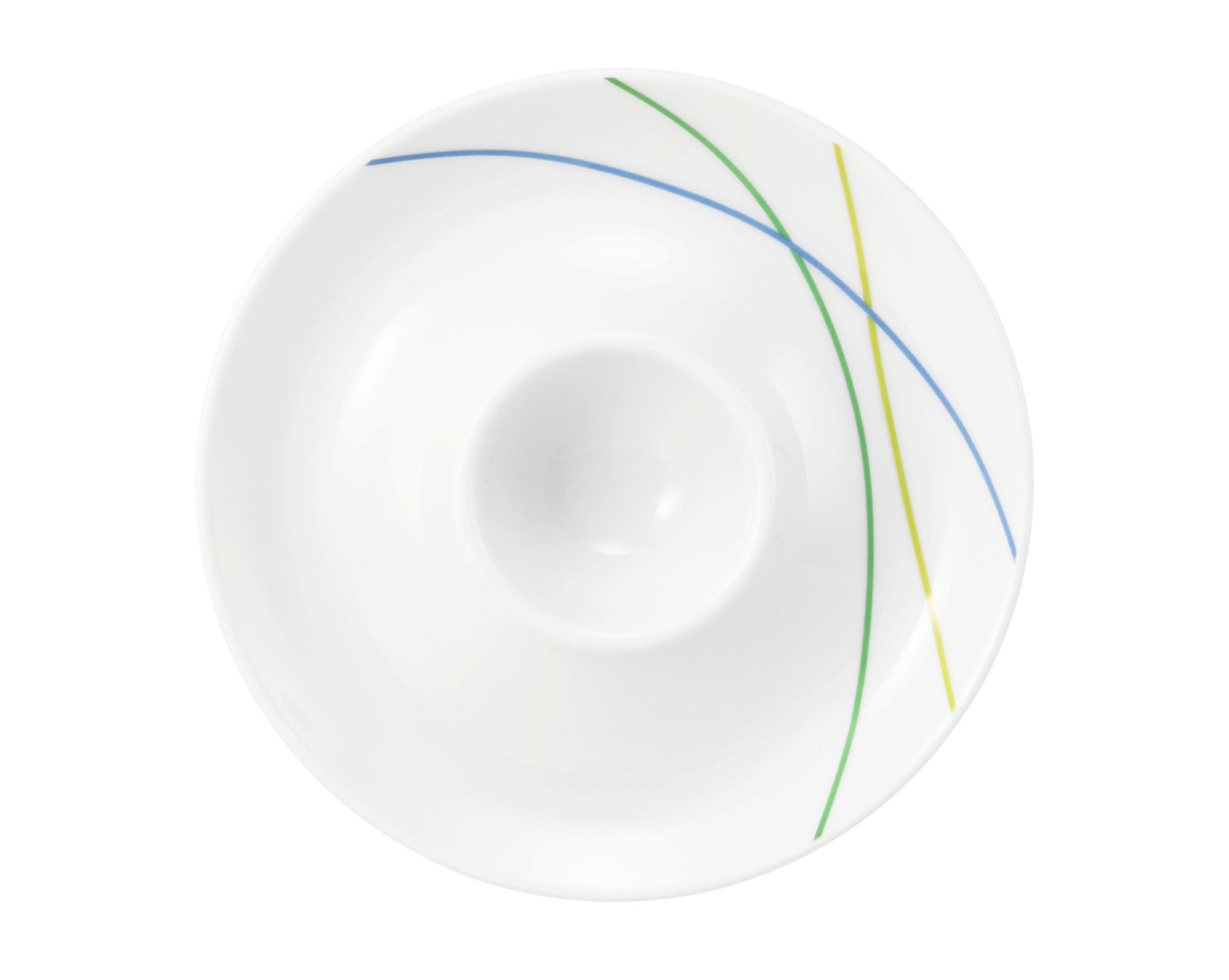 Eierbecher rund mit Ablage COMMUNITY green line