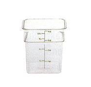 Vorratsbehälter eckig 3,8l Polycarbonat klar