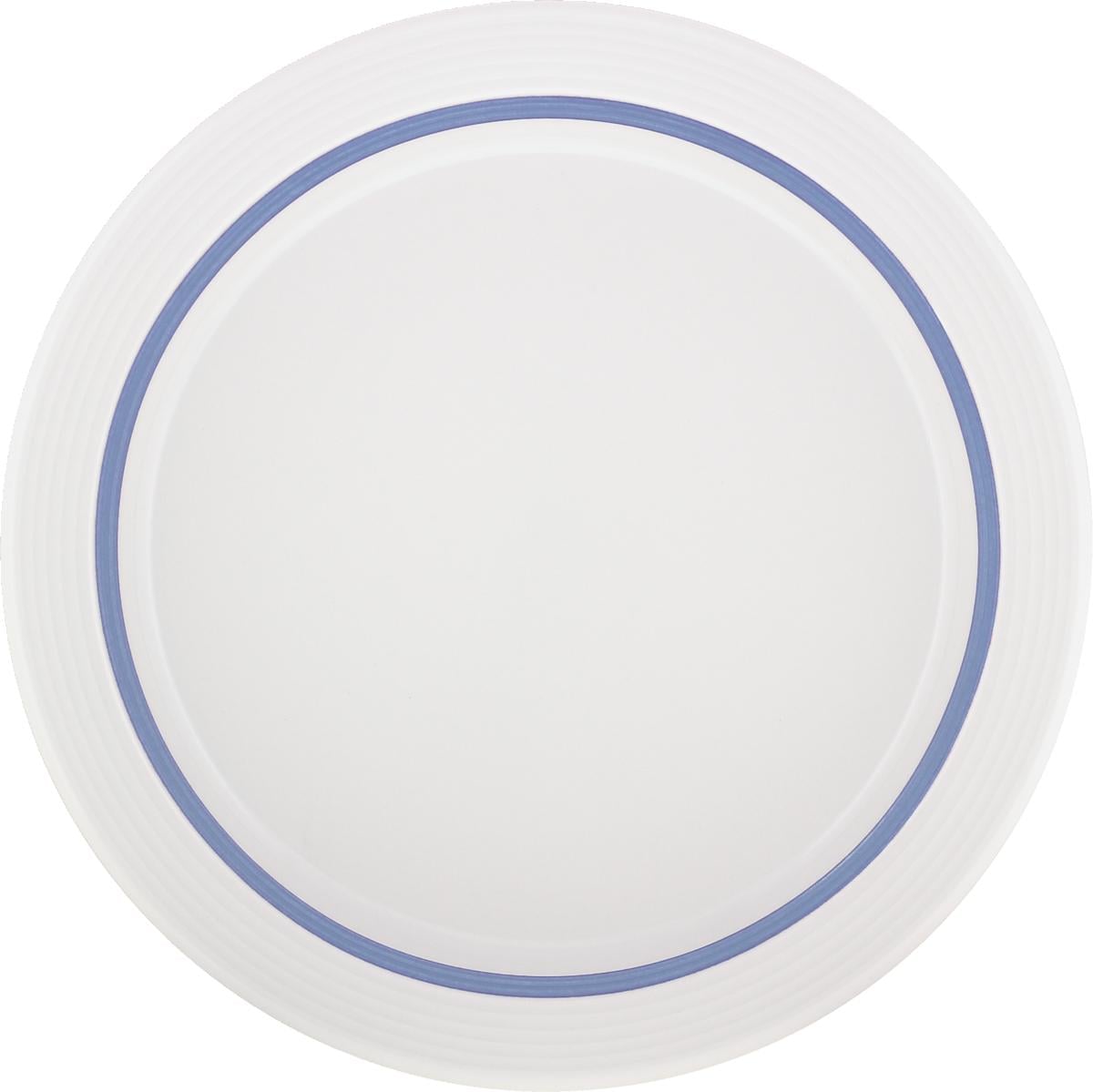 Spezialteller halbtief Fahne Relief 25cm INVITA DIALOG PINSELBAND himmelblau