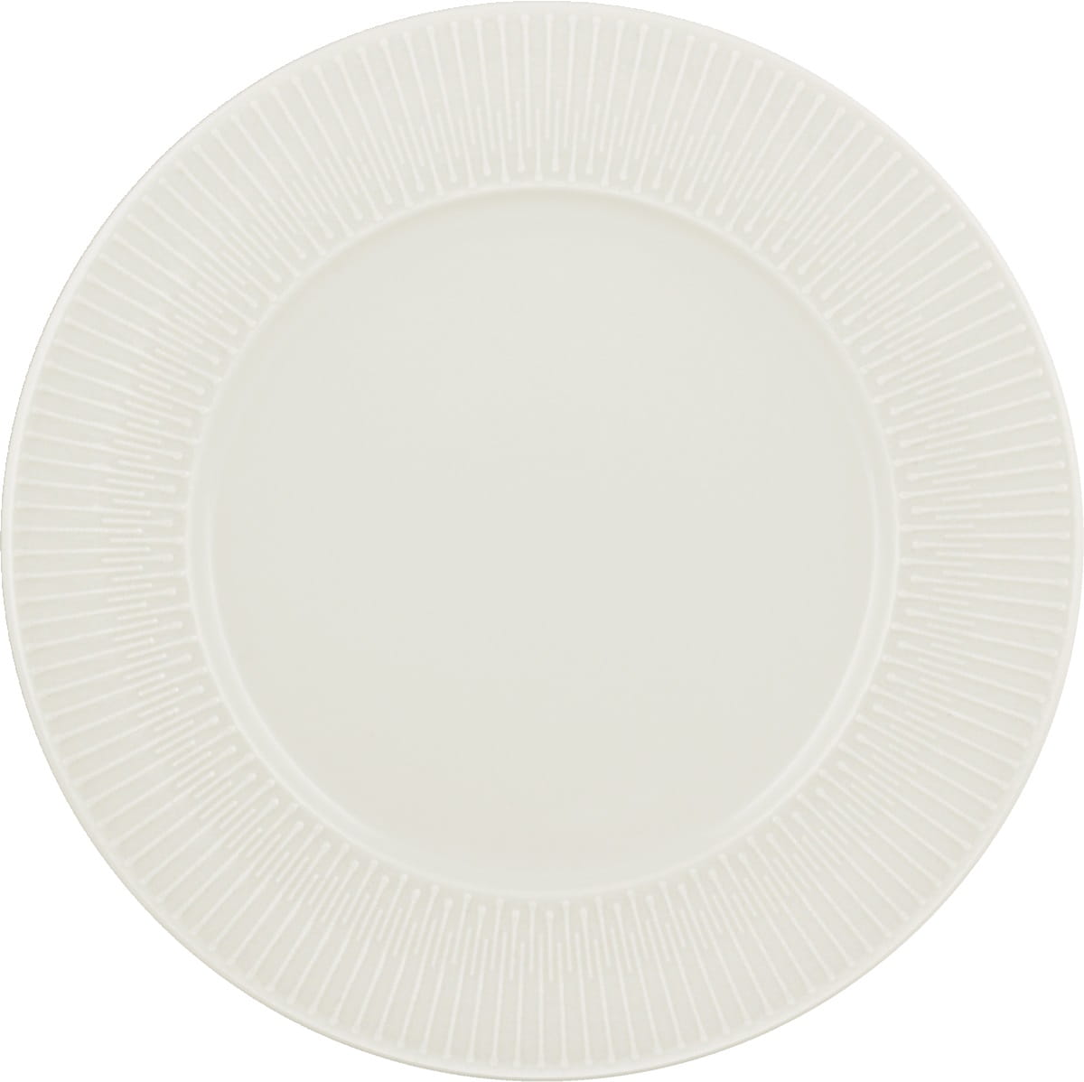 Teller flach rund Fahne Relief 23cm VIBES