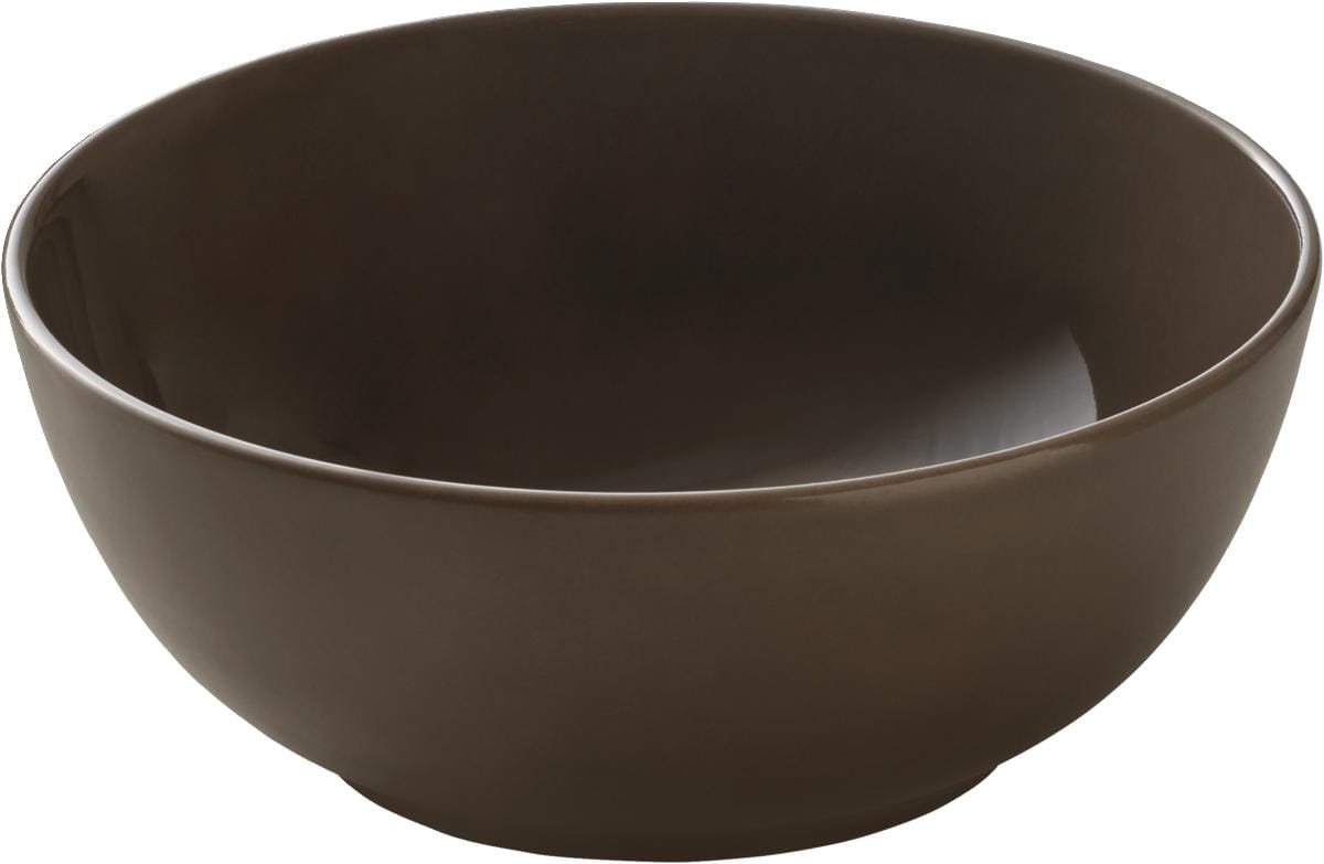 Schale rund 20cm 1,24l SANDSTONE DARK BROWN UNI
