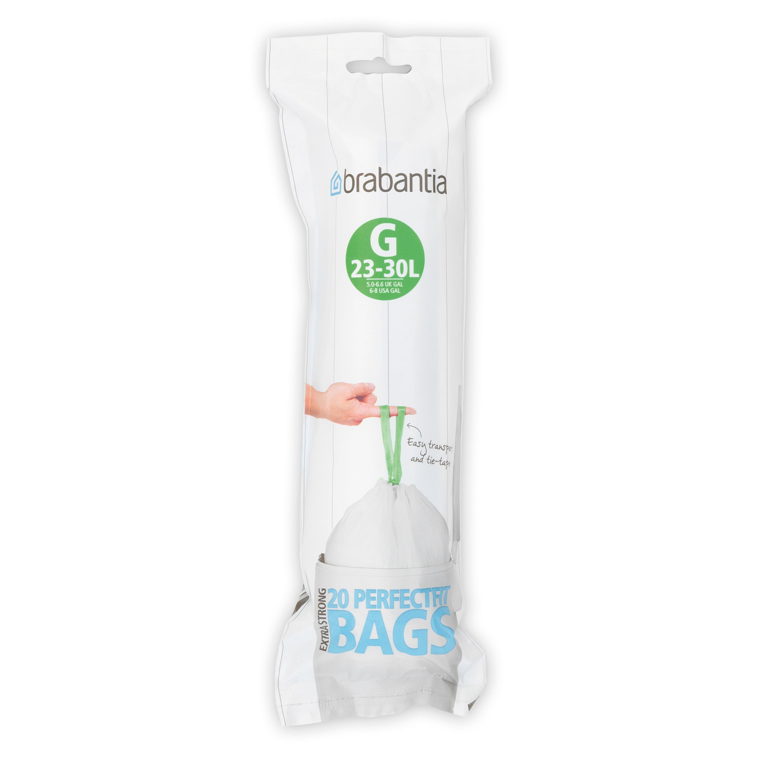 20 Stück Müllsäcke 23-30L Rolle BRABANTIA