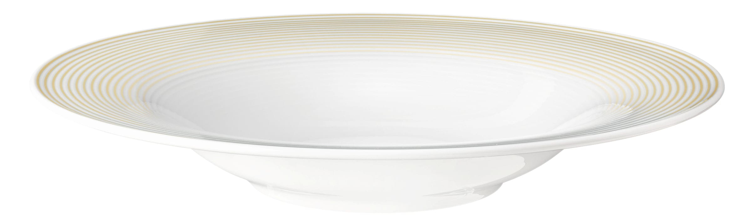 Pastateller rund mit Relief tief 30cm BLUES sandbeige