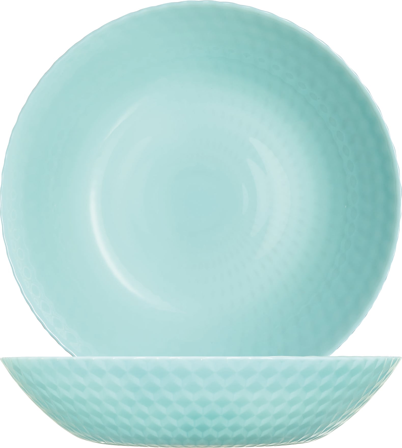 Teller tief Ø20cm PAMPILLE aquamarin