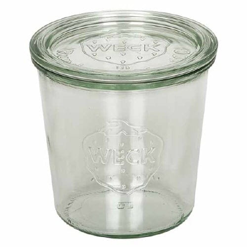 Einweckglas 580ml mit Deckel Sturzform