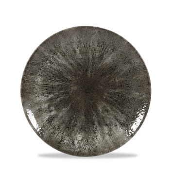 Teller flach coup 21,7cm STONE quartz black