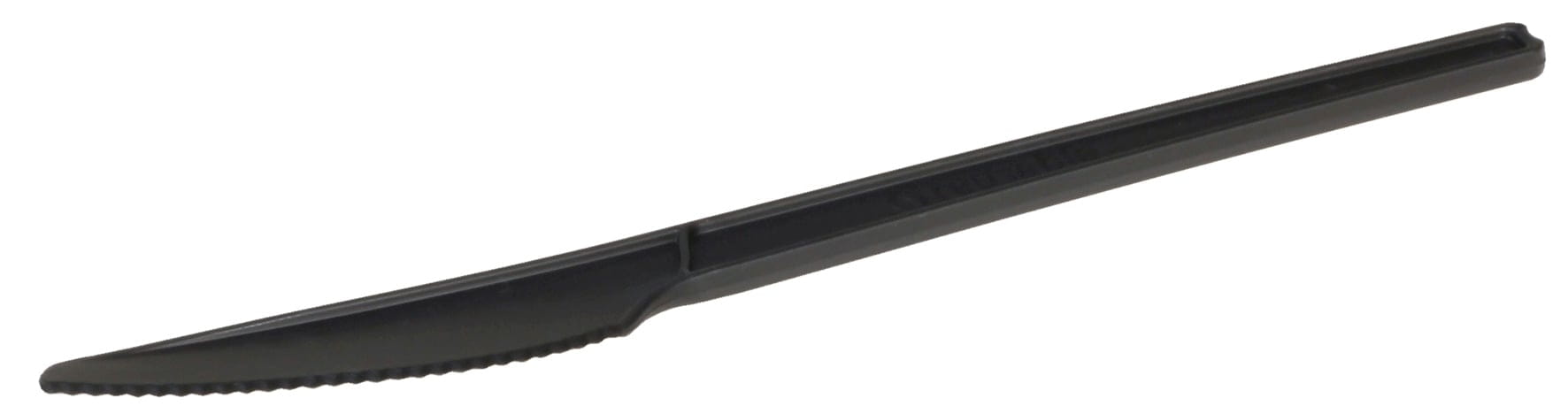 100 Stück Messer 168mm CPLA NATURESSE schwarz Reusable