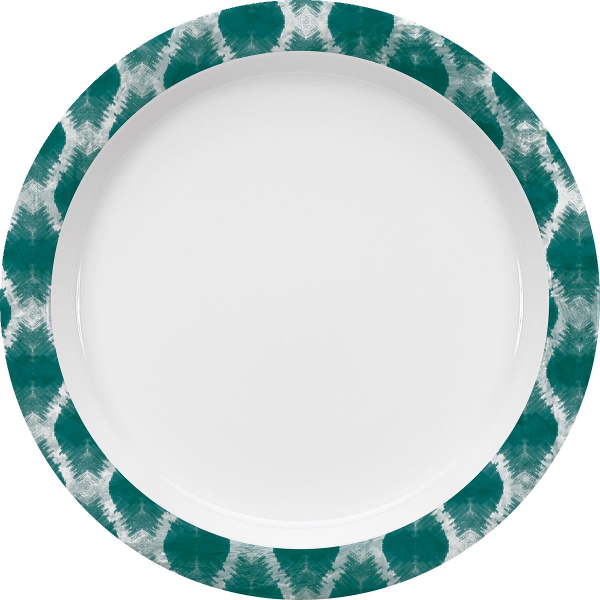 Spezialteller halbtief Fahne 25cm INVITA DIMENSION CALMERA petrol blue