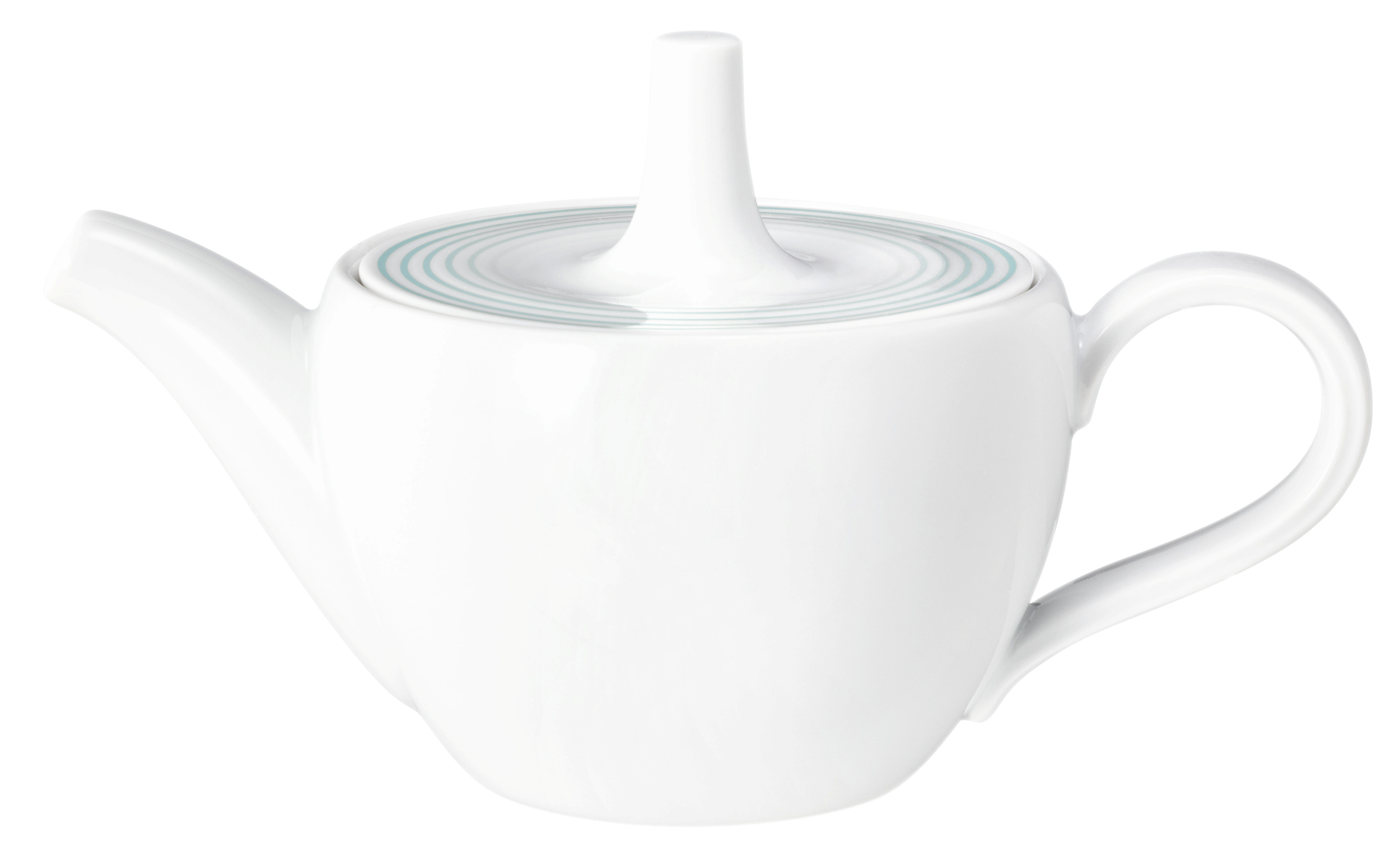 Teekanne rund mit Relief 1 0,5l BLUES arktisblau