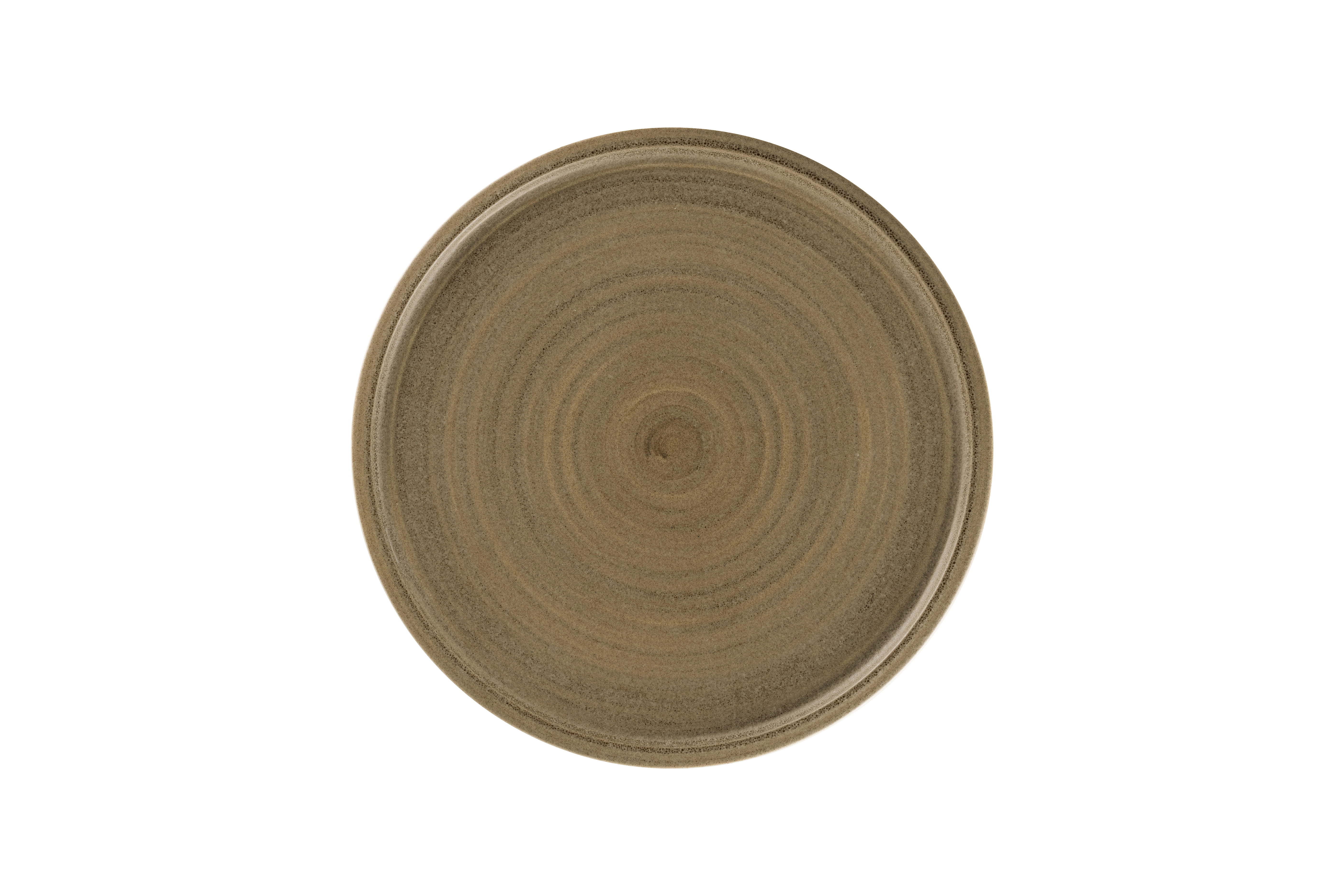 Teller flach coup Ø27,5cm H2,4cm 0 EASE SELVA dark brown