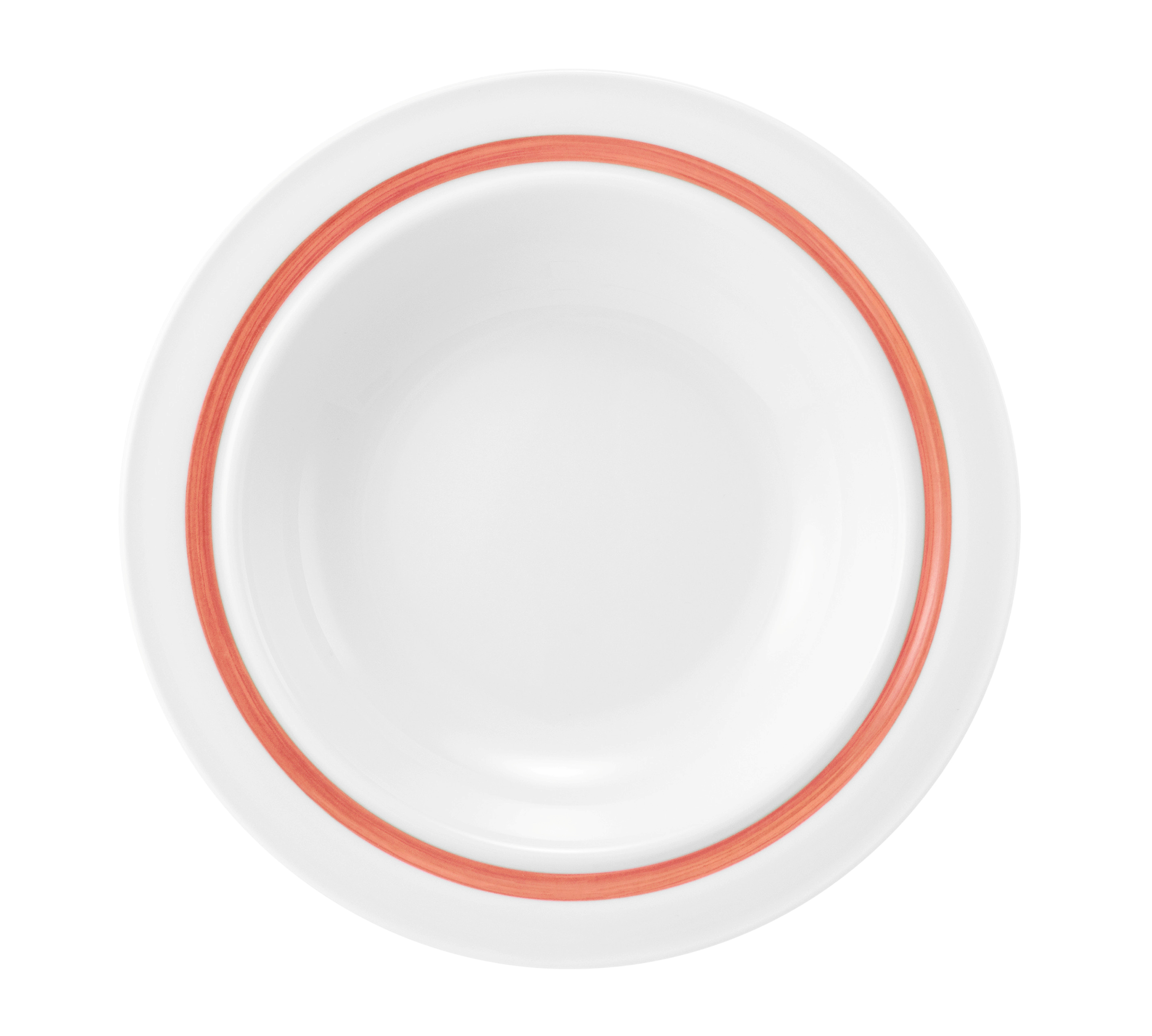 Teller rund tief 23cm COMMUNITY pinselband rot