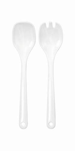Salatbesteck 30,5cm weiß
