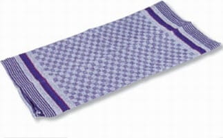 Grubentuch 100x50cm kariert