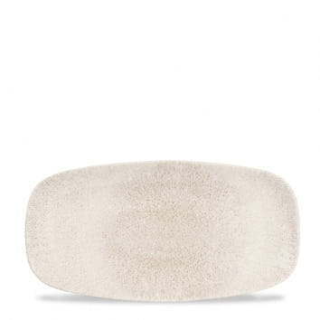 Platte oval coup 29,8x15,3cm RAKU agate grey